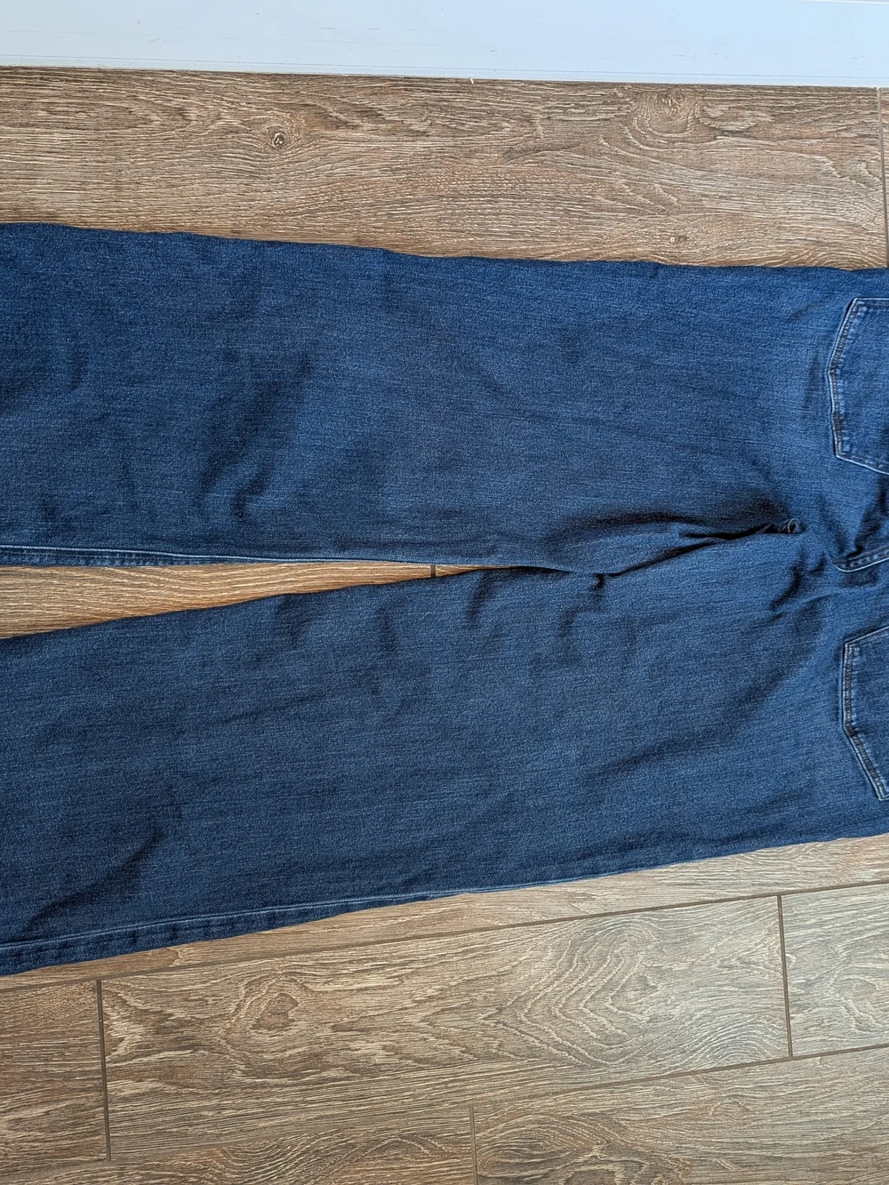 J. Crew Classic Wide Leg Jean 31 Tall Medium Wash All Day Stretch